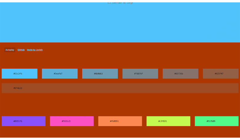 Hello Colorのサービス画面