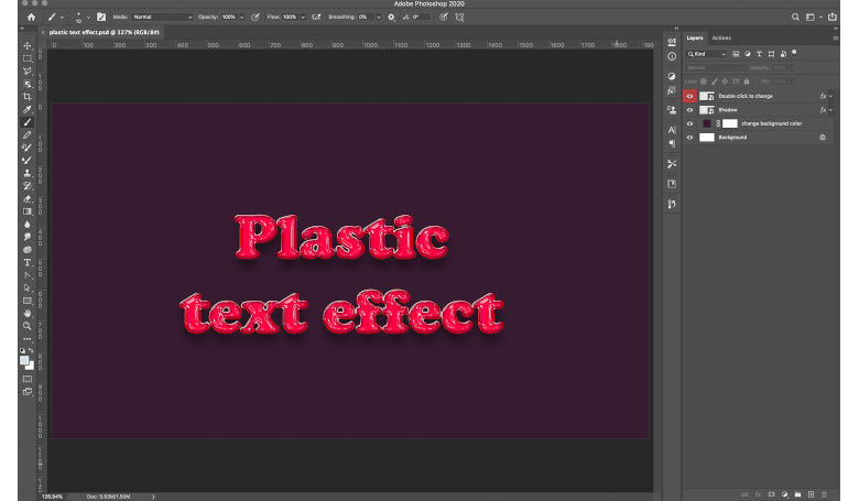 Photoshopの画面
