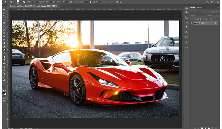 Photoshopの画面