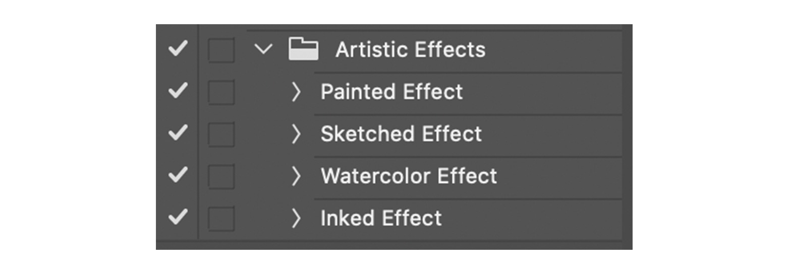 Photoshopアクションの画像