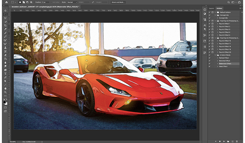 Photoshopの画面