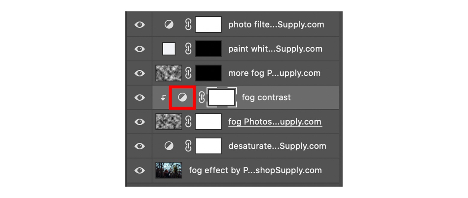 Photoshopのレイヤーの画像