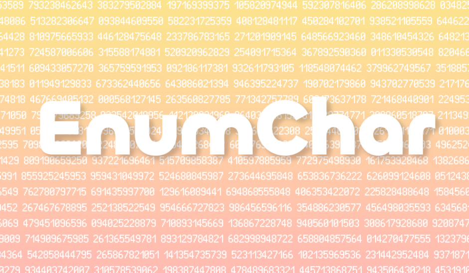 EnumChar｜フォントの収録文字を調べることができるフリーソフト